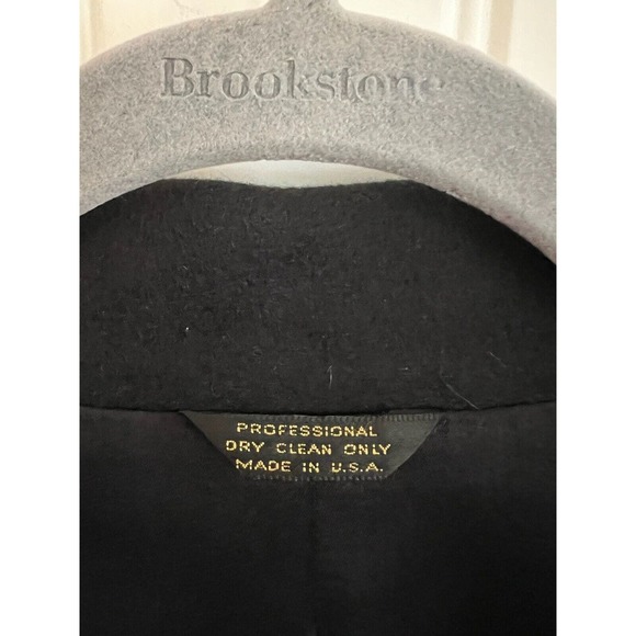 RARE Vintage BW HARRIS 100% Cashmere Over Coat Trench Long Jacket - Picture 4 of 7